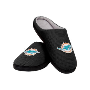 Miami Dolphins NFL Mens Memory Foam Slide Slippers