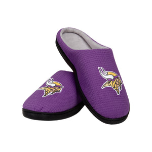 Minnesota Vikings NFL Mens Memory Foam Slide Slippers