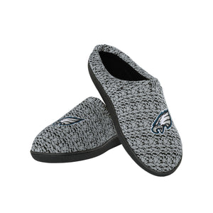 Philadelphia Eagles NFL Mens Poly Knit Cup Sole Slippers