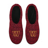 Washington Commanders NFL Mens Poly Knit Cup Sole Slippers