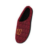 Washington Commanders NFL Mens Poly Knit Cup Sole Slippers