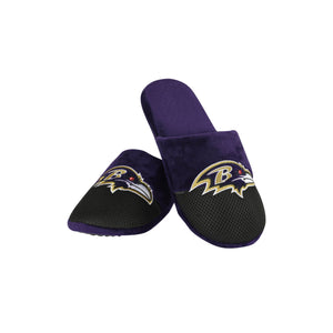Baltimore Ravens NFL Youth Logo Staycation Slippers
