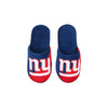 New York Giants NFL Youth Logo Staycation Slippers