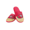 San Francisco 49ers NFL Youth Logo Staycation Slippers