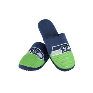 Seattle Seahawks NFL Youth Logo Staycation Slippers