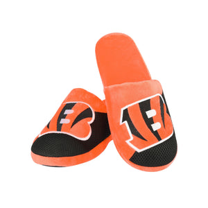 Cincinnati Bengals NFL Mens Logo Staycation Slippers