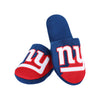 New York Giants NFL Mens Logo Staycation Slippers