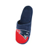 New England Patriots NFL Mens Logo Staycation Slippers