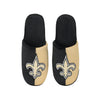 New Orleans Saints NFL Mens Logo Staycation Slippers