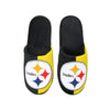 Pittsburgh Steelers NFL Mens Logo Staycation Slippers