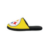 Pittsburgh Steelers NFL Mens Logo Staycation Slippers