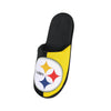 Pittsburgh Steelers NFL Mens Logo Staycation Slippers