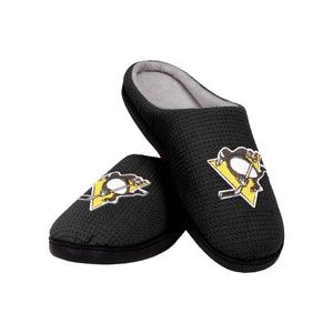 Pittsburgh Penguins NHL Mens Memory Foam Slide Slippers