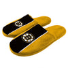 Boston Bruins NHL Mens Big Logo Stripe Slippers