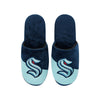 Seattle Kraken NHL Mens Team Logo Staycation Slippers