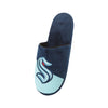 Seattle Kraken NHL Mens Team Logo Staycation Slippers