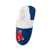 Boston Red Sox MLB Womens Team Color Fur Moccasin Slippers