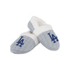 Los Angeles Dodgers MLB Womens Team Color Fur Moccasin Slippers