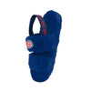 Chicago Cubs MLB Womens Heel Strap Wordmark Fur Slide