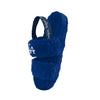 Los Angeles Dodgers MLB Womens Heel Strap Wordmark Fur Slide