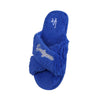 Los Angeles Dodgers MLB Womens Script Wordmark Fur Cross Slide