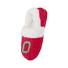 Ohio State Buckeyes NCAA Womens Team Color Fur Moccasin Slippers