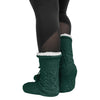 Michigan State Spartans NCAA Womens Cable Knit Footy Slipper Socks