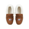 Georgia Bulldogs NCAA Womens Tan Moccasin Slippers