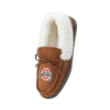 Ohio State Buckeyes NCAA Womens Tan Moccasin Slippers