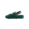 Michigan State Spartans NCAA Womens Heel Strap Wordmark Fur Slide