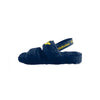 Michigan Wolverines NCAA Womens Heel Strap Wordmark Fur Slide