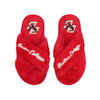 Boston NCAA Eagles NCAA Womens Script Wordmark Fur Cross Slide