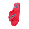 Fresno State Bulldogs NCAA Womens Script Wordmark Fur Cross Slide
