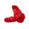Georgia Bulldogs NCAA Womens Script Wordmark Fur Cross Slide