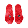 Georgia Bulldogs NCAA Womens Script Wordmark Fur Cross Slide