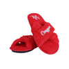 Houston Cougars NCAA Womens Script Wordmark Fur Cross Slide