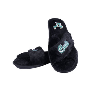 South Florida Bulls NCAA Womens Script Wordmark Fur Cross Slide