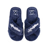 Xavier Musketeers NCAA Womens Script Wordmark Fur Cross Slide