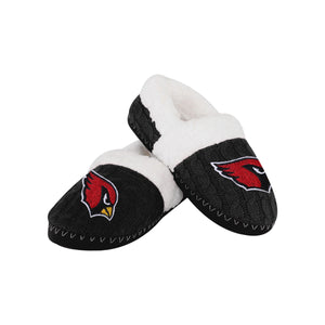 Arizona Cardinals NFL Womens Team Color Fur Moccasin Slippers