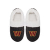Washington Commanders NFL Womens Team Color Fur Moccasin Slippers