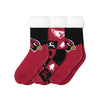 NFL Womens Fan Footy 3 Pack Slipper Socks - Pick Your Team!