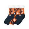 NFL Womens Fan Footy 3 Pack Slipper Socks - Pick Your Team!