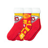 NFL Womens Fan Footy 3 Pack Slipper Socks - Pick Your Team!