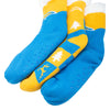 Los Angeles Chargers NFL Womens Fan Footy 3 Pack Slipper Socks