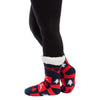 New England Patriots NFL Womens Fan Footy 3 Pack Slipper Socks