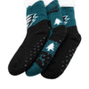 Philadelphia Eagles NFL Womens Fan Footy 3 Pack Slipper Socks