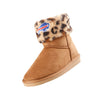 Buffalo Bills NFL Womens Cheetah Fur Boots