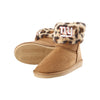 New York Giants NFL Womens Cheetah Fur Boots