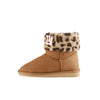 New York Giants NFL Womens Cheetah Fur Boots