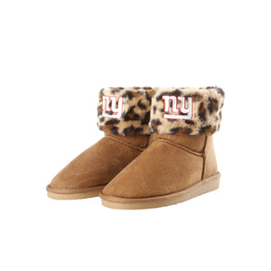 Dallas Cowboys NFL Womens Cheetah Fur Boots